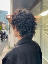 トオ(TOH) メンズカーリーヘアくるくるパーマスパイラルパーマハードパーマ