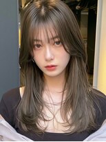 サロンドアイ(salon de i)&nbsp;くびれロングレイヤー × ダークショコラブラウン