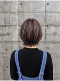  二子玉川/結べる長さのボブ/縮毛矯正/自然な艶髪/60代