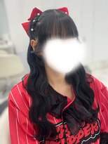 アイトーキョーエス 渋谷(AI TOKYO S)&nbsp;編み上げハーフツイン/ハーフツインテール/あみたらしヘア