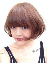 ヘアー ドレッサー パワードール(Hair Dresser) お肌に溶け込む艶感ボブ