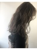 ヘアカラー　グレージュ