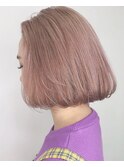 【Lee心斎橋】ミニマムボブ×ピーチベージュ