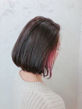 プライズ 錦糸町北口店(prize) ラベンダーピンクのインナーカラー錦糸町北口