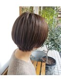 スタイリング楽ちんショートボブ