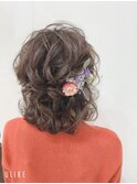 ハーフアップ【茶屋町ヘアセット専門店Achieve m+ by 有村】