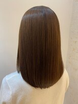 ジーナ 渋谷駅前(Zina)&nbsp;【Zina　渋谷】イメチェン毛先パーマ耳かけ×フォギーベージュ