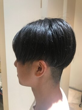 ループ ヘアーサロンアンドコミュニティー(LOOP) MEN’S HAIR/スリークショート /ツーブロック/オリーブカラー