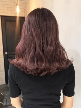 アイティー バイ アルバム 浦和店(IT by ALBUM) ベイビーピンク_フレンチボブネイビーカラー_ba242421