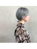 タグ(#tag)&nbsp;#ショートマッシュ×ブルーホワイトカラー