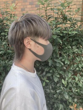 ネオヘアー 曳舟店(NEO Hair) メンズウルフ×シルバーベージュ【クゴウ】