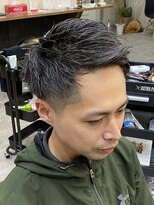 フラミンゴ ヘアデザイン&nbsp;ツーブロック×アップバング