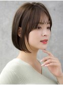 前髪あり大人小顔ボブ20代30代40代【AIN.表参道】川原大地