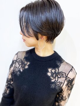 モリオフロムロンドン 松戸店(Morio from London) 【松戸 ムラマツ】前髪なし大人かわいいショートボブ30代