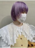ペールラベンダー　顔まわりレイヤー/今枝