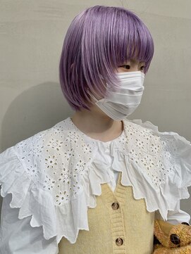 ヘアー アイス ルーチェ(HAIR ICI LUCE) ペールラベンダー 顔まわりレイヤー/今枝