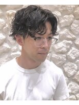 モアナ バイ ヘッドライト 沖縄南風原店(Moana by HEADLIGHT)&nbsp;Moana【南風原】#スパイラルパーマ#センターパート#刈り上げ