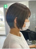 ショートボブ/髪質改善/ハイライト/ダブルカラー[本厚木駅]