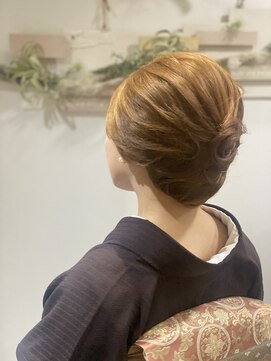 ヘアセットサロンエッジ(Edge) お着物でバースデーイベントヘアセット