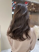 シェノン サントル(CHAINON CENTRE)&nbsp;レイヤーロング/くすみブラウン/似合わせスタイル