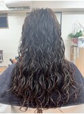 ロングパーマ