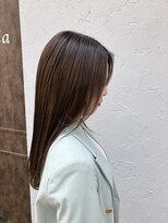 ヘアースペースブルームエア HAIR SPACE BLOOM Ea&nbsp;【酸性ストレート】透明感カラー