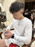 [NEW OPEN記念]メンズカット+特殊パーマ　￥11800