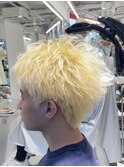 メンズアップバング