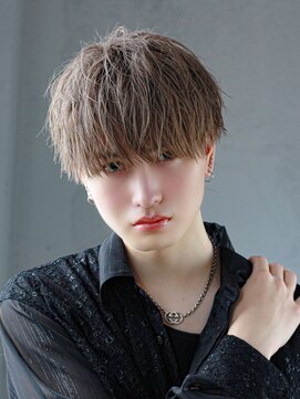 ハイパー(HYPER) 束感ショートマッシュ【メンズ／ブリーチ／メンズカット】