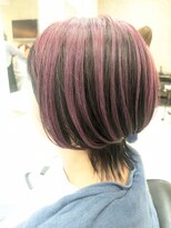 ヘアーデザインムーヴ(Hair design MOVE)&nbsp;白髪ぼかしハイライト　ショート　明るい白髪染め