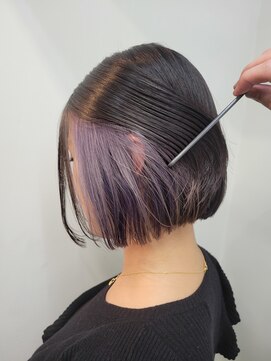 ビーオーダーズ(B-order's) 20代/30代/40代/50代/インナーカラー×パープル