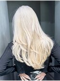 ロング顔周りレイヤー韓国ヘアウルフレイヤー_ba523171
