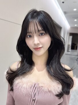 アフロート トウキョウ(AFLOAT TOKYO) 【瀬谷凌人】黒髪ロング暗め/ぱっつん前髪/くびれロング