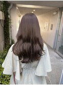 くすみベージュ/ベージュカラー/レイヤーカット