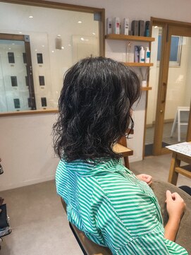 クラップス 上大岡(CLAPS) ミディアムパーマウェーブパーマウルフパーマ20代30代40代