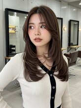 フュー 新小岩(few.) 新小岩/ロング/顔周り/レイヤーカット/ハイライト