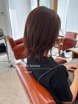 パル バイ ラベスト(Pal by lovest) ウォームブラウン×レイヤースタイル