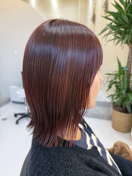 ラ ポルト ドゥ サワ(La Porte de SAWA) 長野市美容室/髪質改善◎艶感ナチュラルピンクカラー