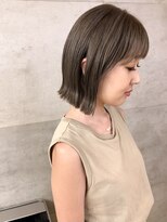 ジェコ ブラン(gecko. brun) グレージュボブ