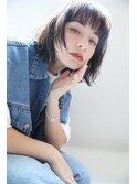 水素ケアも◎前下がり丸みボブ似合わせカット