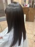 カット＋Tゾーンストレート＋フェイスラインストレート(シャンプーmarbb込み)