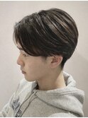 逗子葉山センターパートカルマヘアコンマヘアメンズカット眉R39