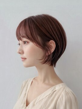 コネクトヘアデザイン バイ マツダ(CONNECT hair design by Matsuda) くびれショートヘア 丸みショートヘア