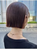 垢抜けミニボブ！夏ブリーチなしカラーで大人小顔ヘア