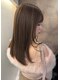 RAU. ベージュカラー/ブリーチなしダブルカラー/ヘアセットの写真/【ベージュカラー】目を惹く透明感*服装に映える透明感たっぷりの理想の色味を実現♪