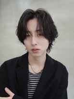 バイフィフス 原宿/表参道(by fifth) シャドウパーマルーズパーマセンターパートツーブロック