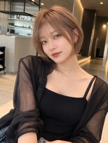 ロンド クラン 岡崎(Lond Clan) 10代20代におすすめミルクティーショートヘア