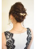 ★二次会、結婚式にオススメ★お客様ヘアアレンジスタイル