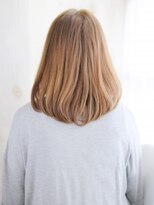 ヘアメイク ナル(hair make nalu)&nbsp;内巻きワンカールのミディアムボブ