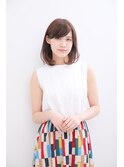 長め大人前髪×ふわっと揺れるストレート